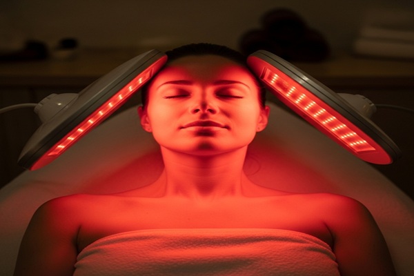 Targeted Treatments: Red Light for the Face, Neck, and Décolletage